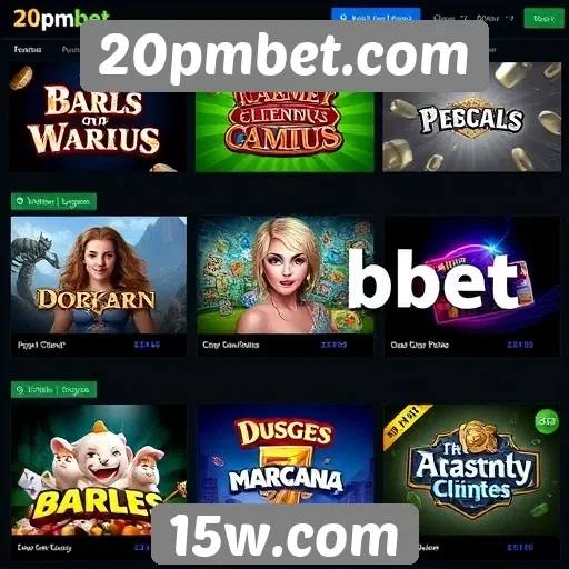 A diversidade de jogos disponíveis em 20pmbet